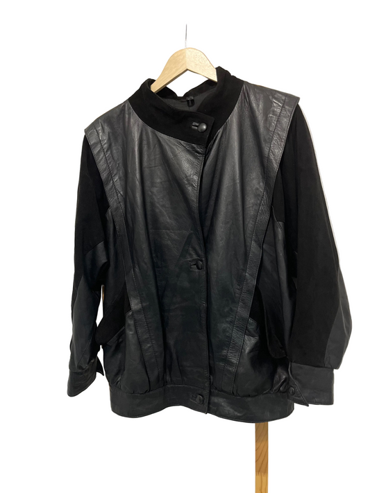 Vintage Leather Jacket Yves Saint Laurent
