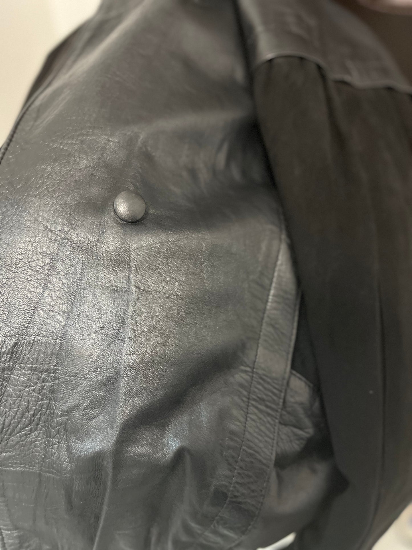Vintage Leather Jacket Yves Saint Laurent