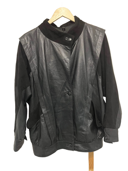 Vintage Leather Jacket Yves Saint Laurent