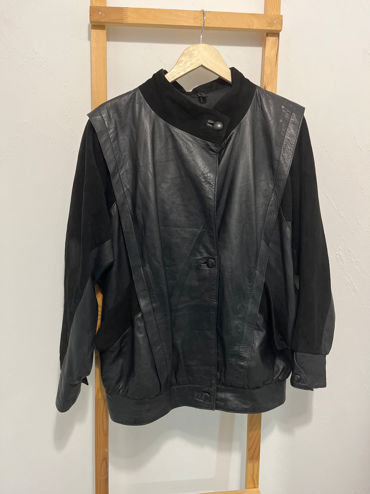 Vintage Leather Jacket Yves Saint Laurent