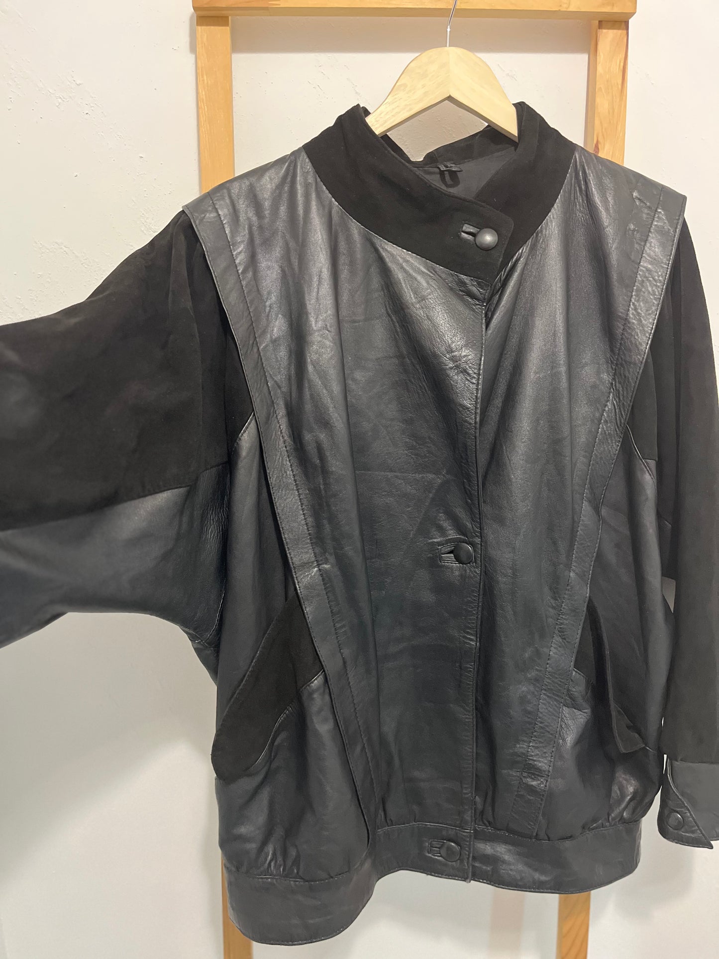 Vintage Leather Jacket Yves Saint Laurent