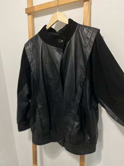 Vintage Leather Jacket Yves Saint Laurent