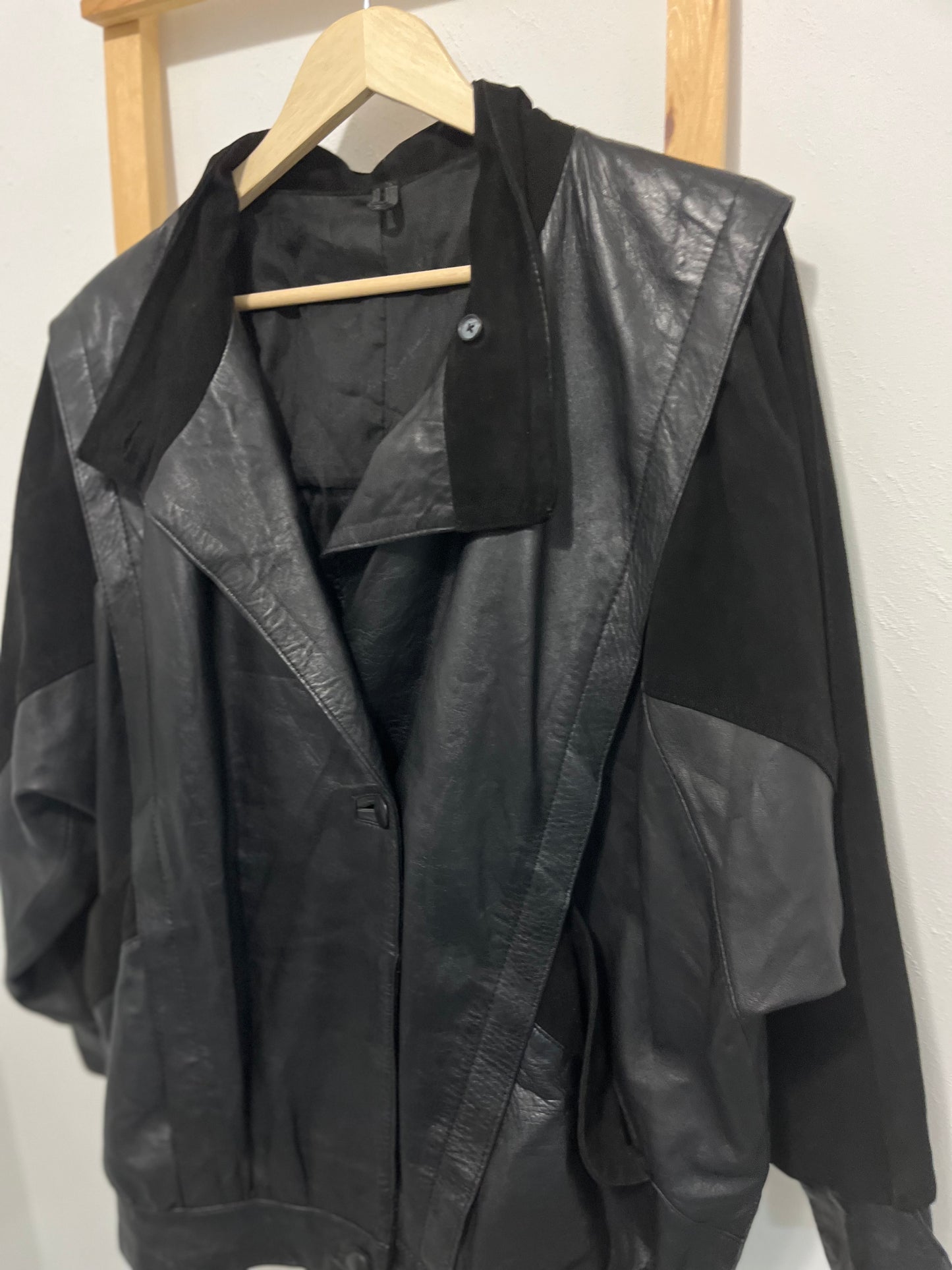 Vintage Leather Jacket Yves Saint Laurent