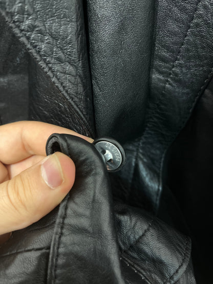 Vintage Leather Jacket Yves Saint Laurent