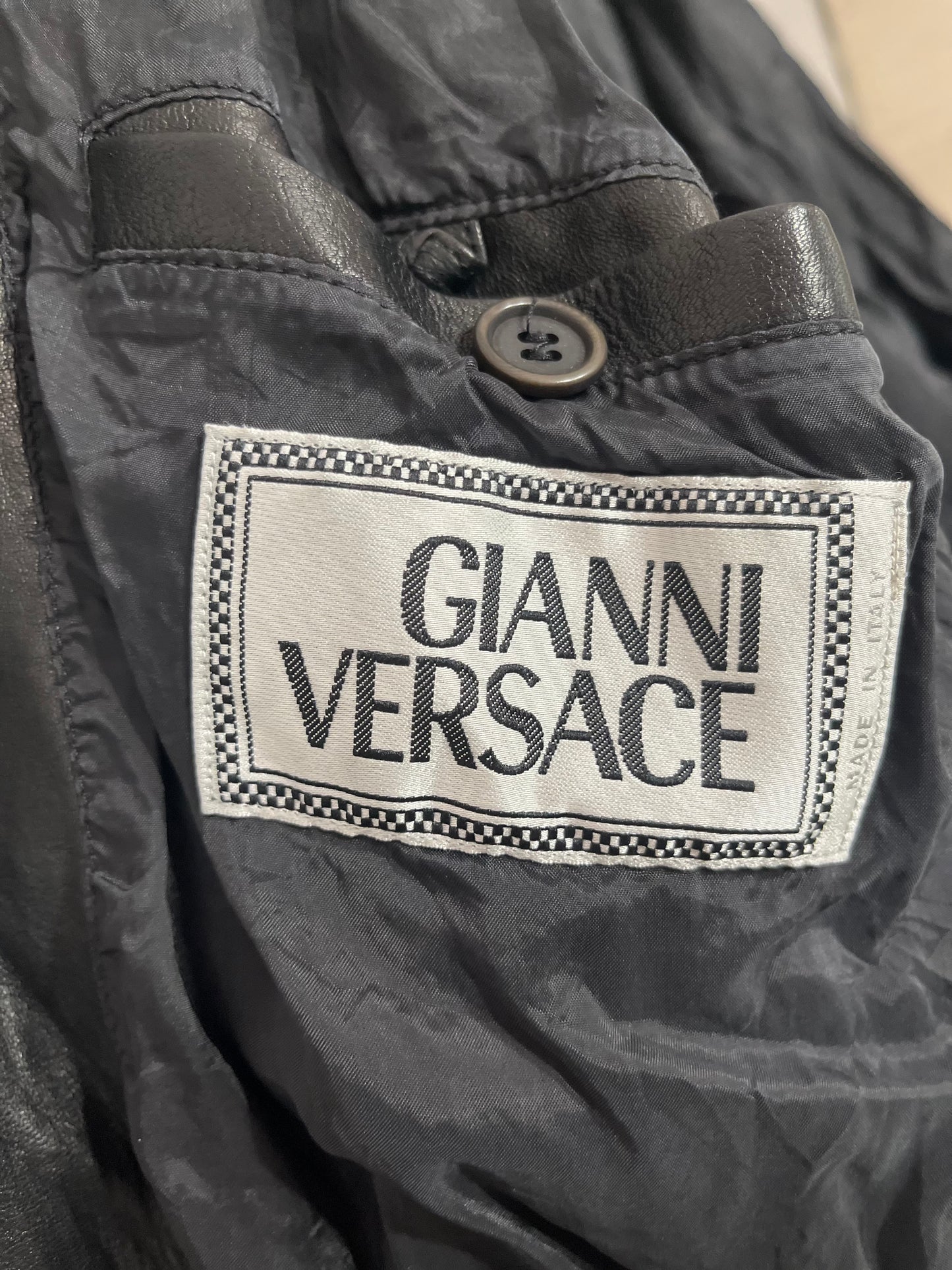 Gianni Versace Leather Jacket