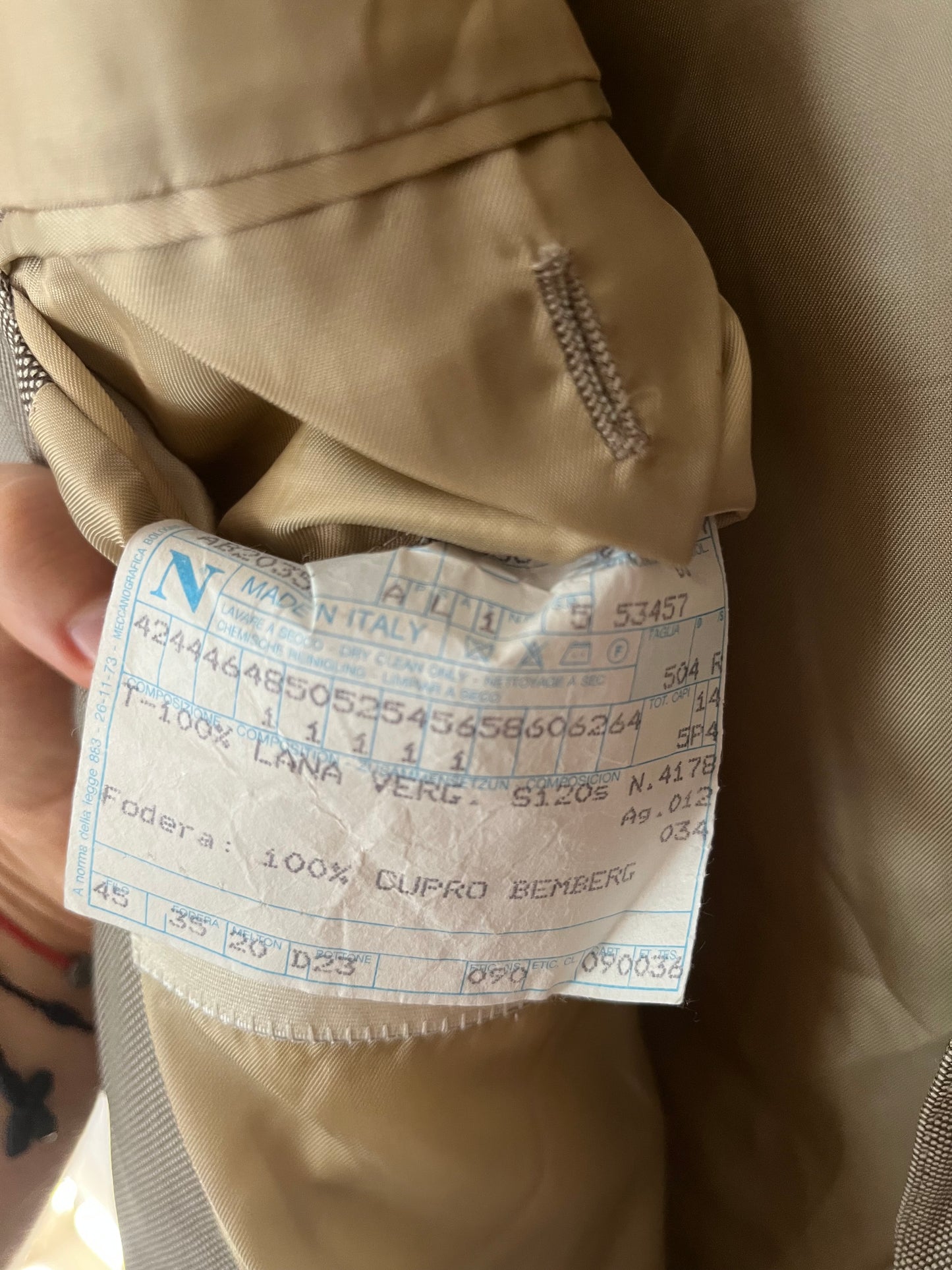 Aquascutum/Ing Loro Piana Suit Jacket