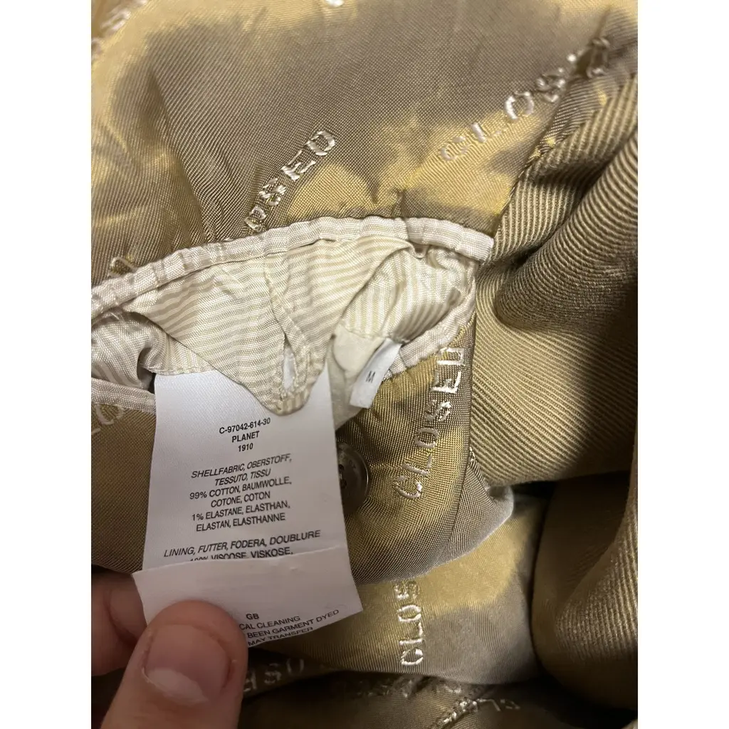 Closed Belted Cotton Coat