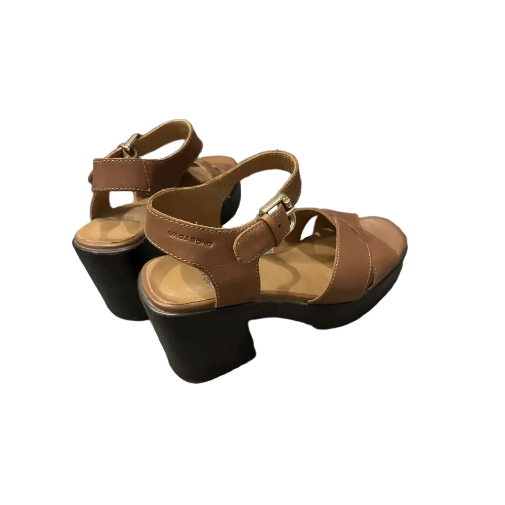 Vagabond Leather High Sandals