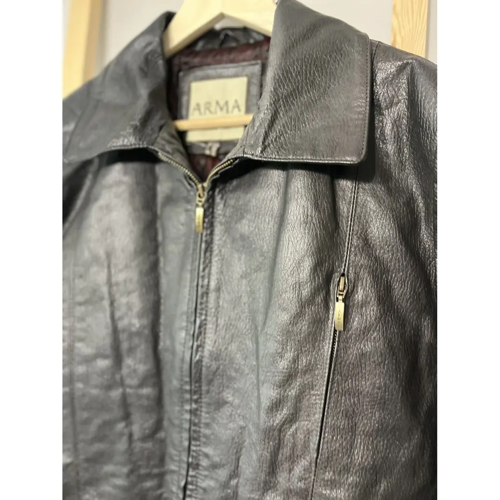 Arma Leather Coat