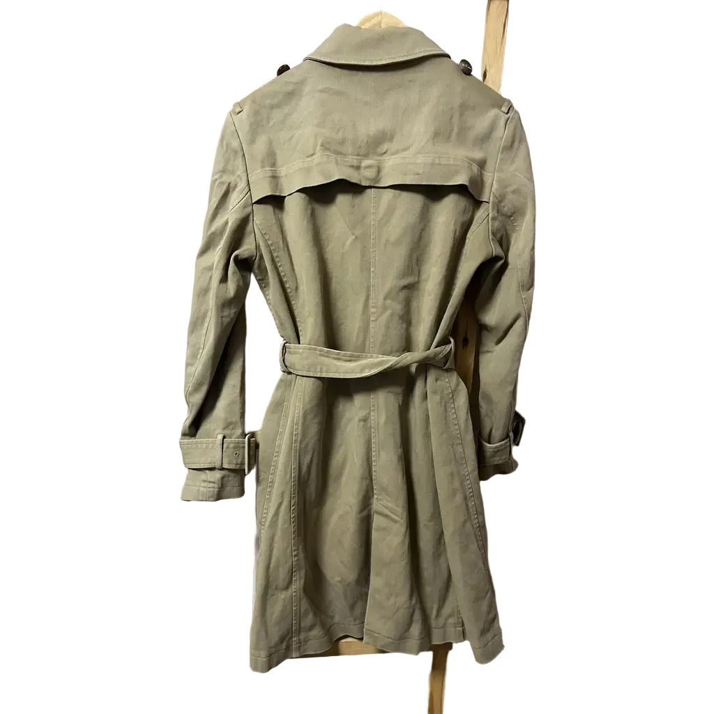 Closed Belted Cotton Coat