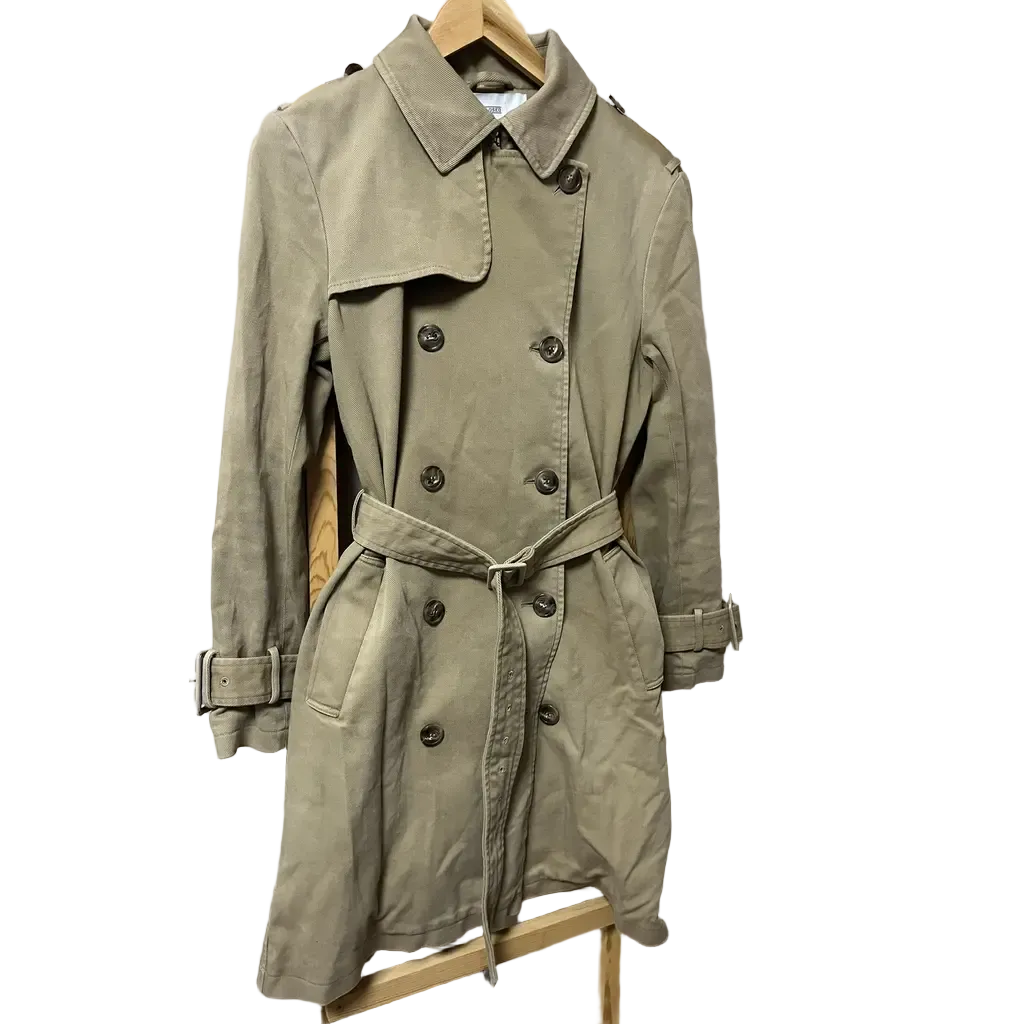Closed Belted Cotton Coat