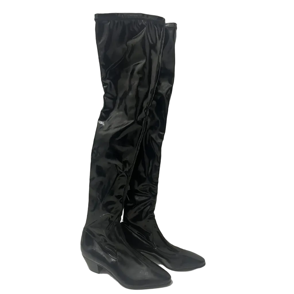 Maje Long Leather Boots