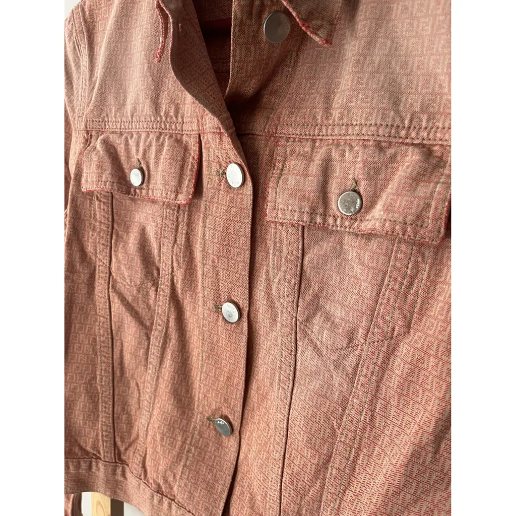 Fendi Denim Logo Jacket