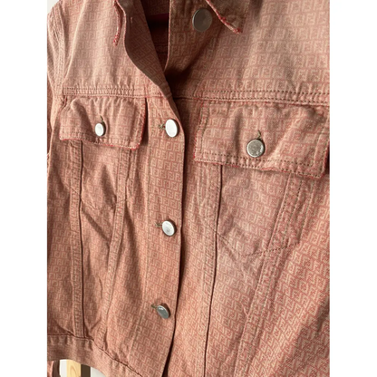 Fendi Denim Logo Jacket