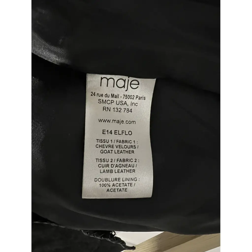 Maje Leather Jacket