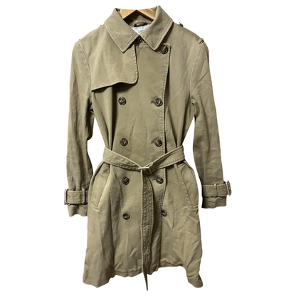 Closed Belted Cotton Coat