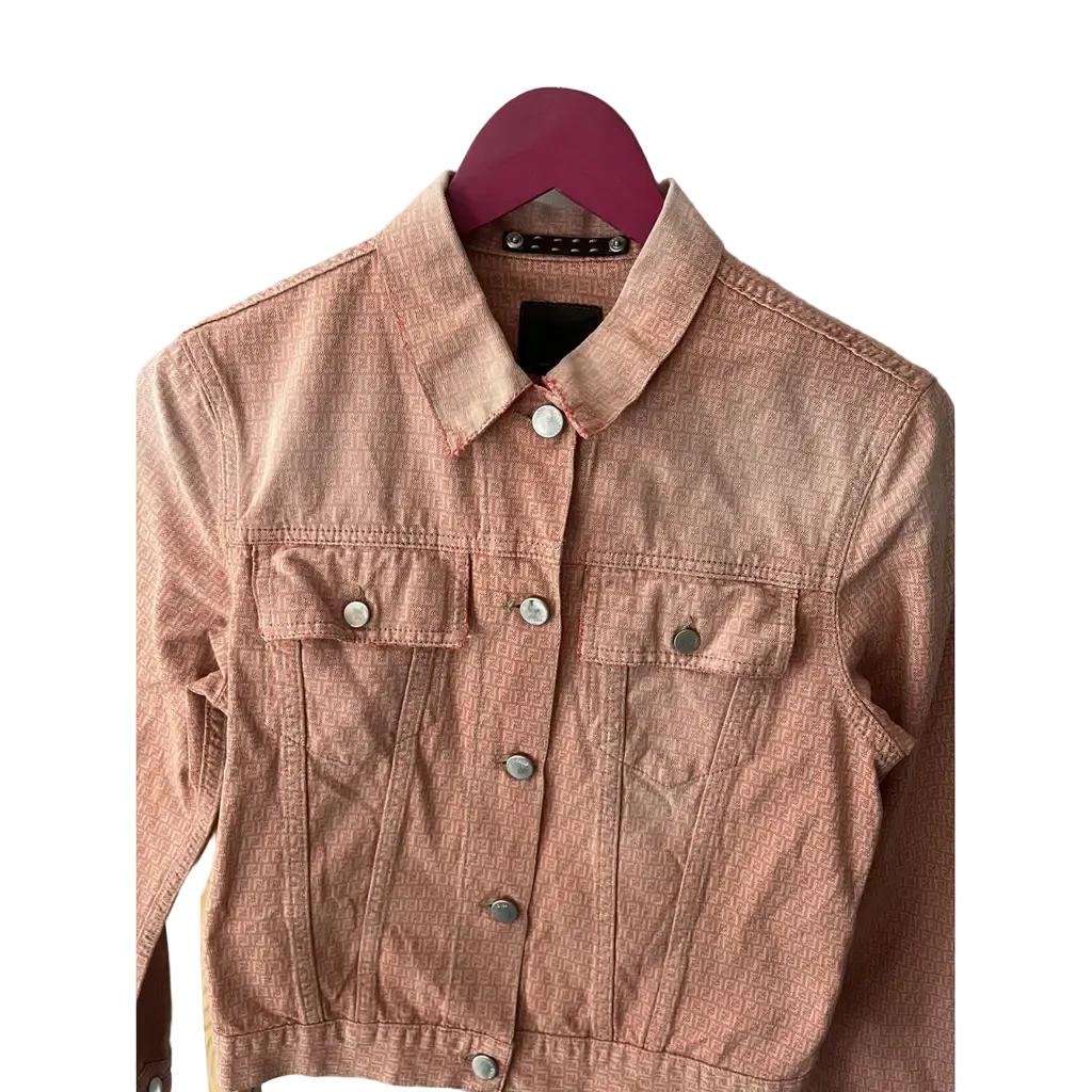 Fendi Denim Logo Jacket
