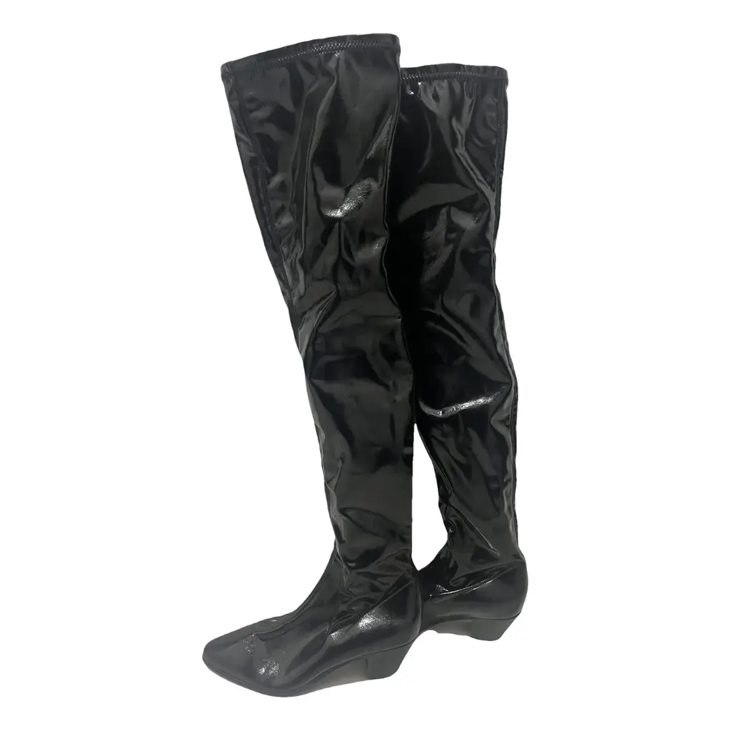 Maje Long Leather Boots