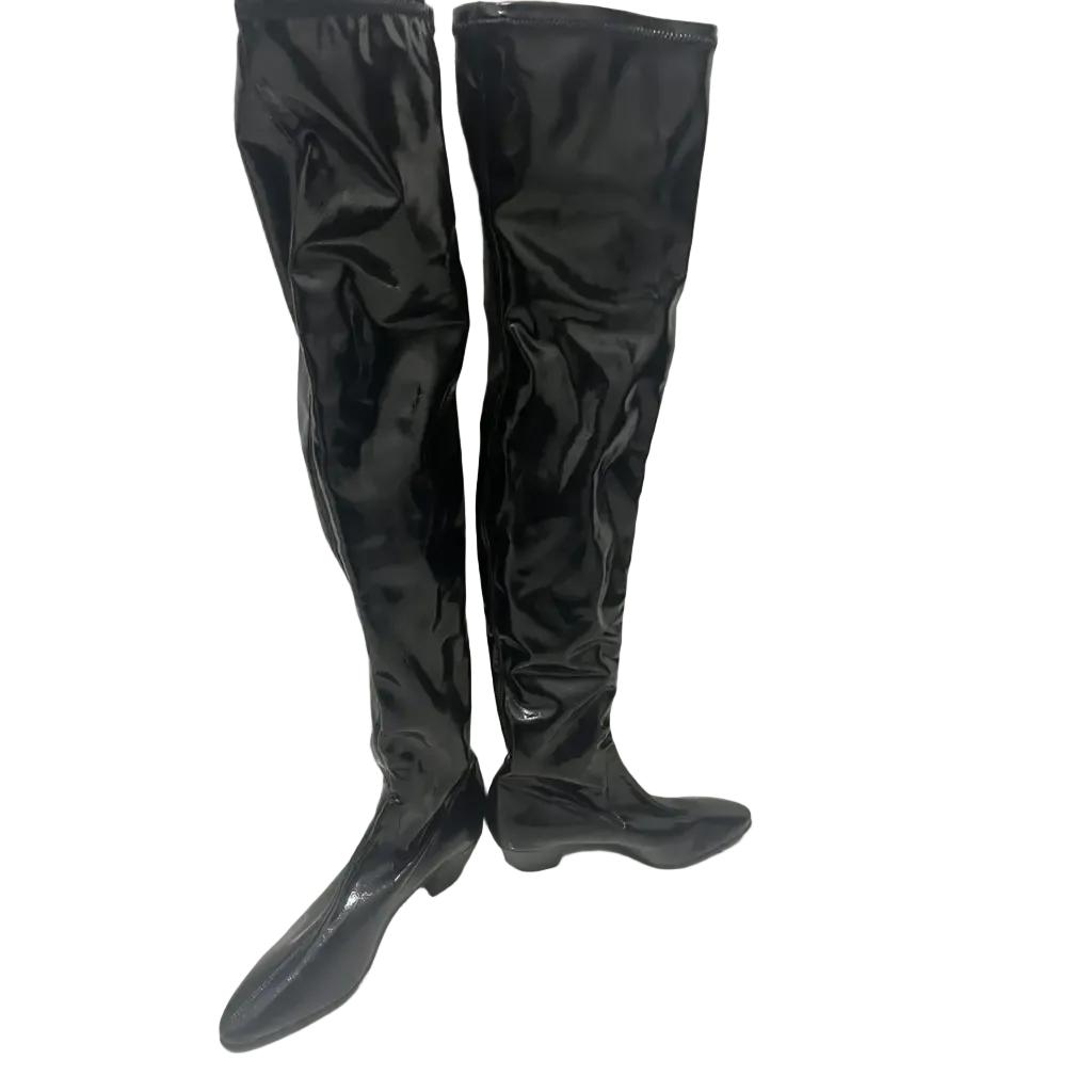Maje Long Leather Boots
