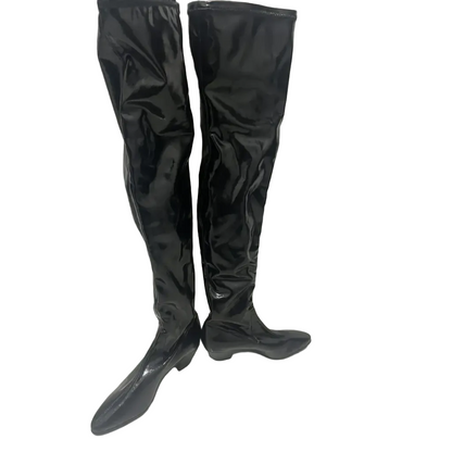 Maje Long Leather Boots