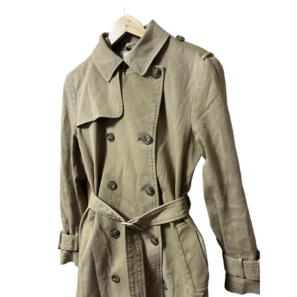 Closed Belted Cotton Coat