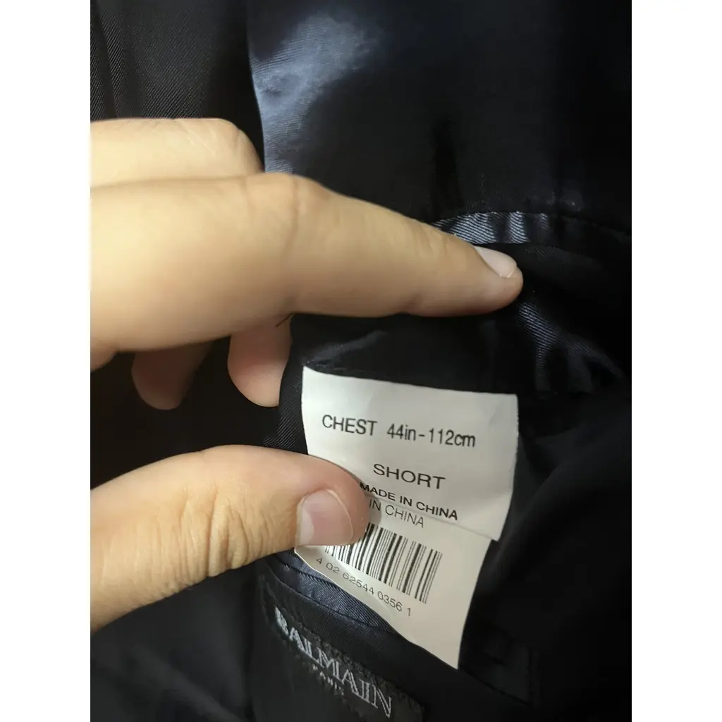 Balmain Linen Suit Jacket