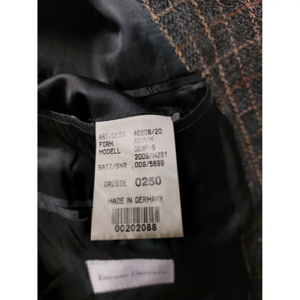 Eduard Dressler Suit Jacket