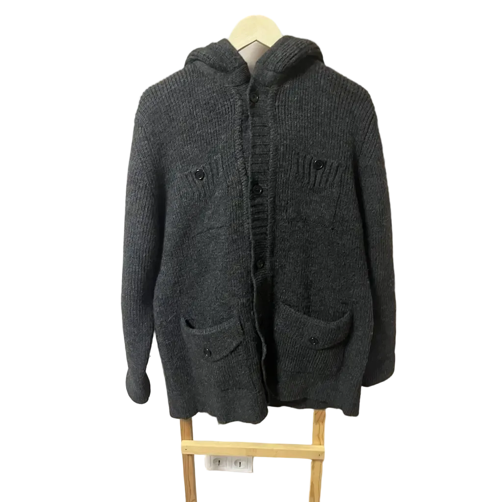 Bikkembergs Woolen Hooded Jacket