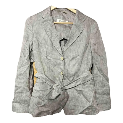 Max Mara Linen Trench Coat