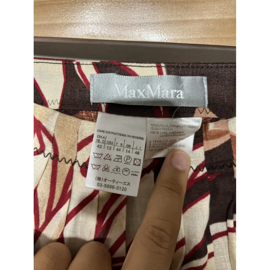 Max Mara Linen Skirt