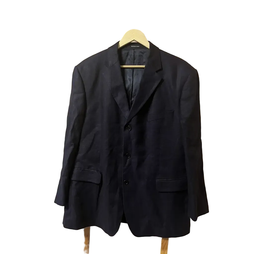 Balmain Linen Suit Jacket