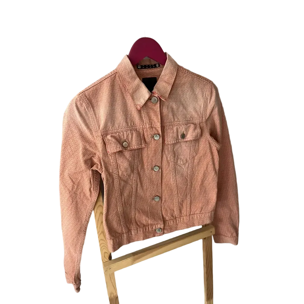 Fendi Denim Logo Jacket