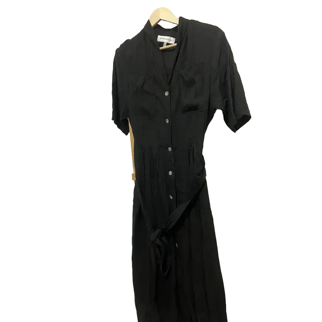 Rene Lezard Linen Maxi-Dress