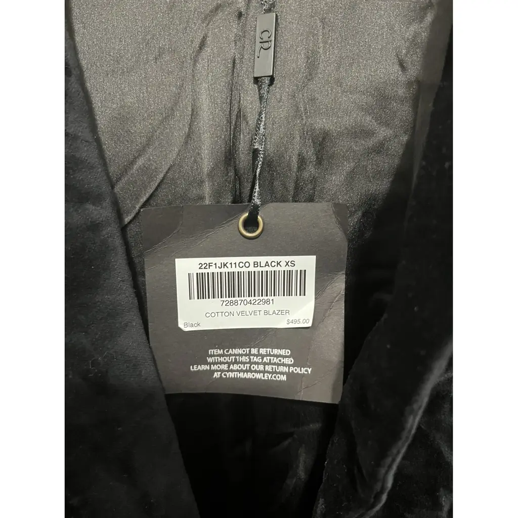 Cynthia Rowley Velvet Blazer