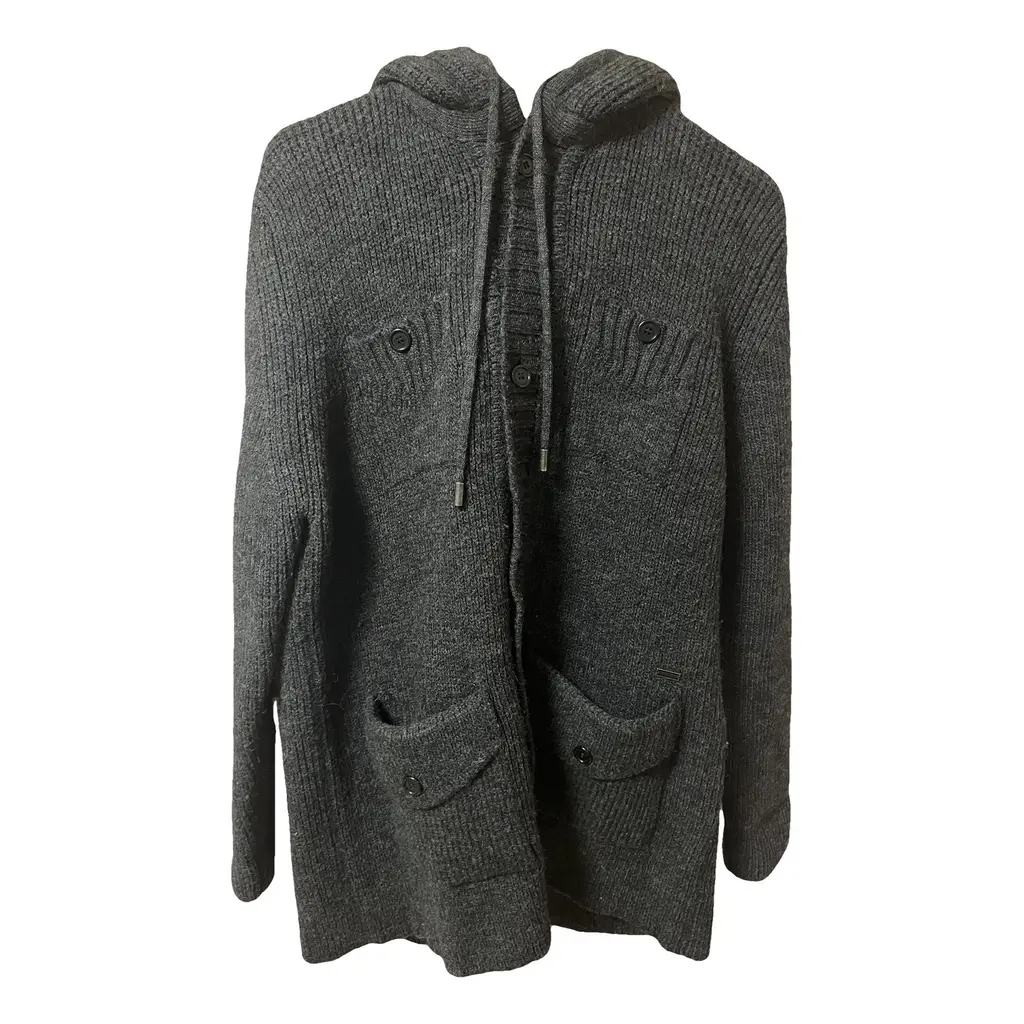 Bikkembergs Woolen Hooded Jacket