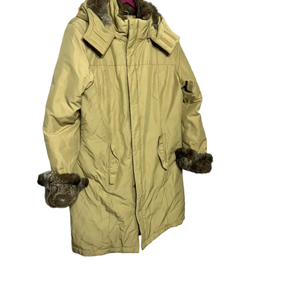 Woolrich Long Coat with Rabbit fur