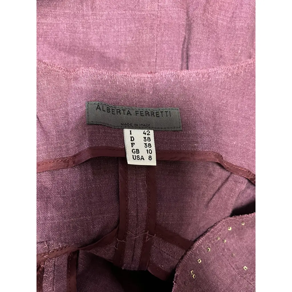 Alberta Ferretti Linen Dress