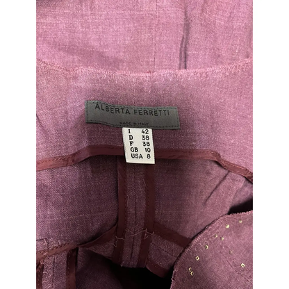 Alberta Ferretti Linen Dress