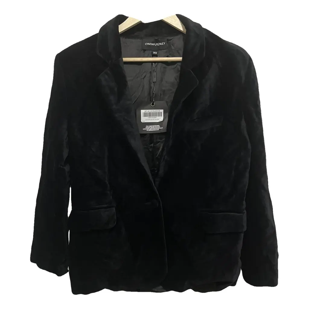 Cynthia Rowley Velvet Blazer