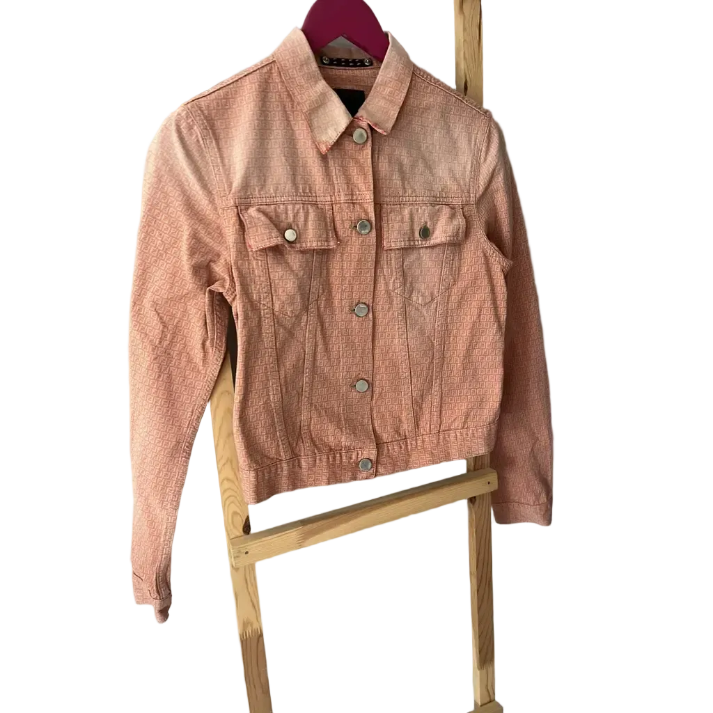 Fendi Denim Logo Jacket