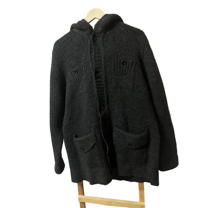 Bikkembergs Woolen Hooded Jacket