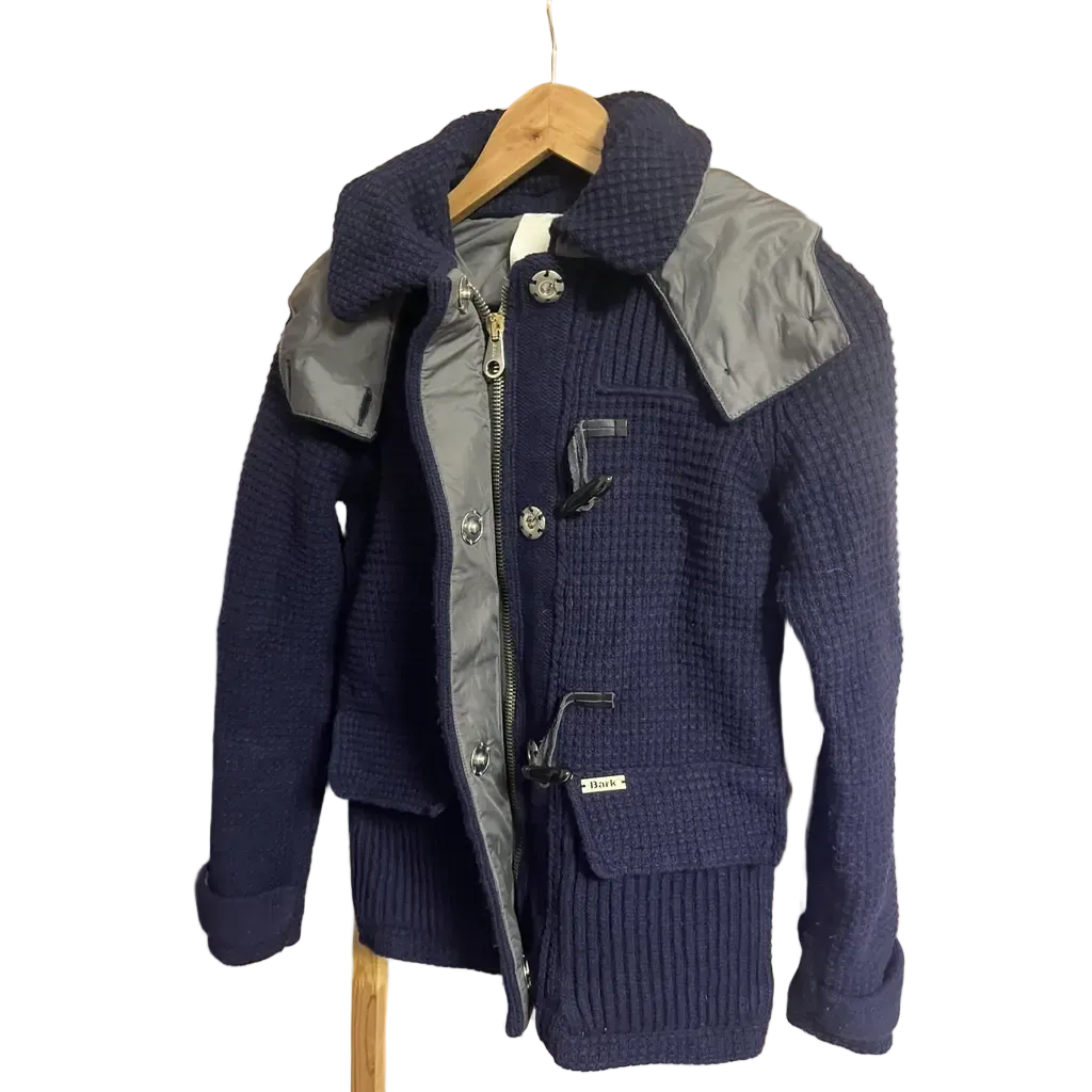 Bark Woolen Hooded Jacket