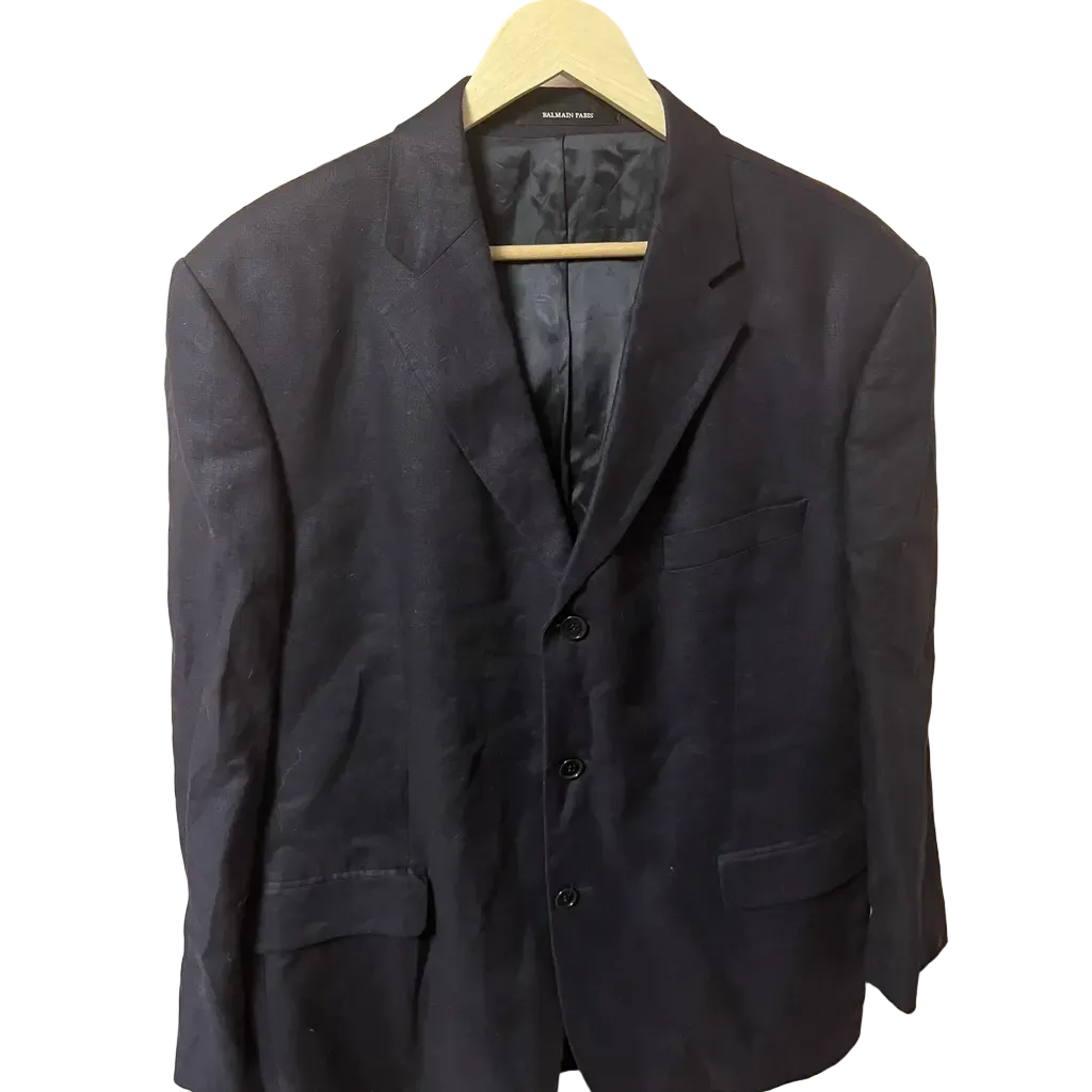 Balmain Linen Suit Jacket