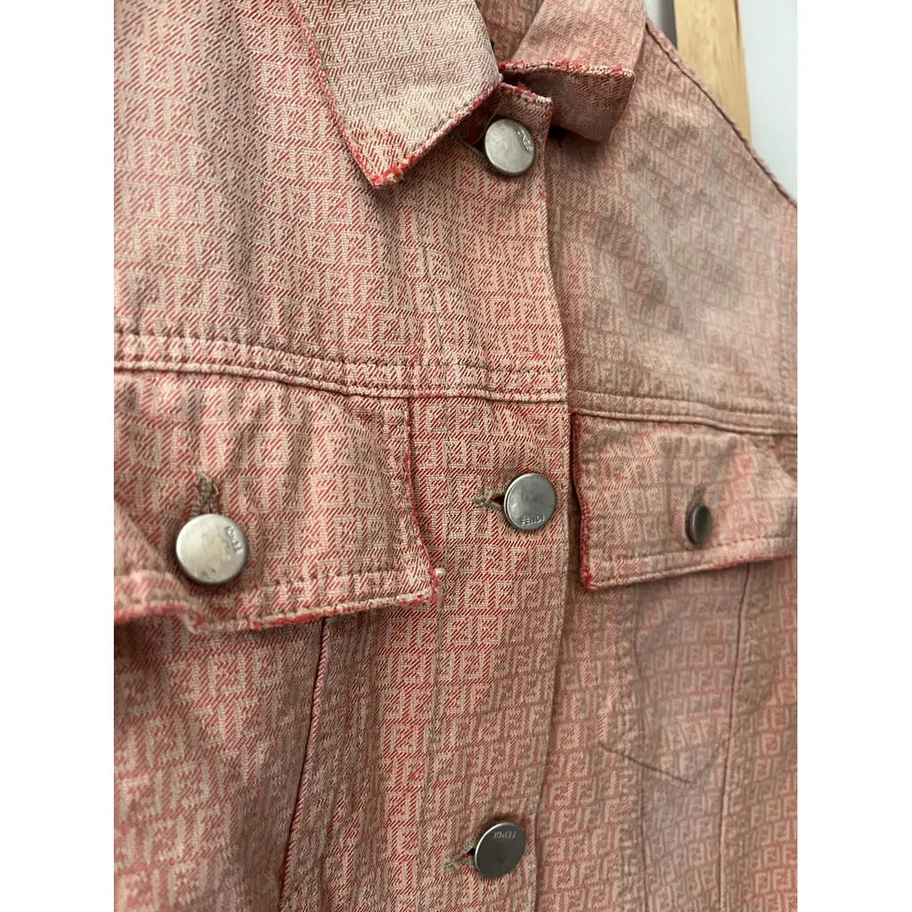 Fendi Denim Logo Jacket