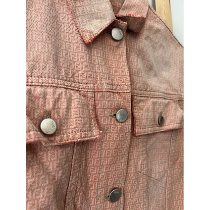 Fendi Denim Logo Jacket