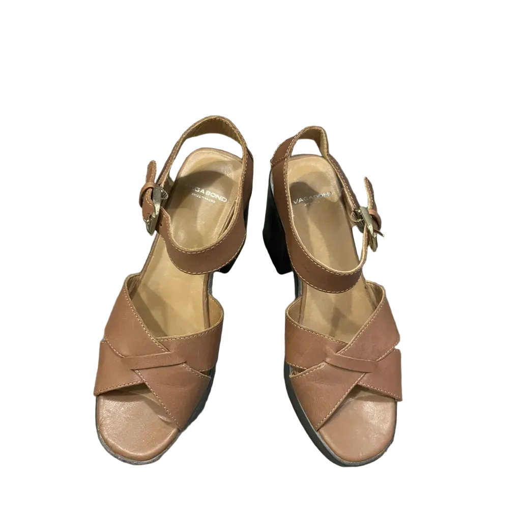 Vagabond Leather High Sandals