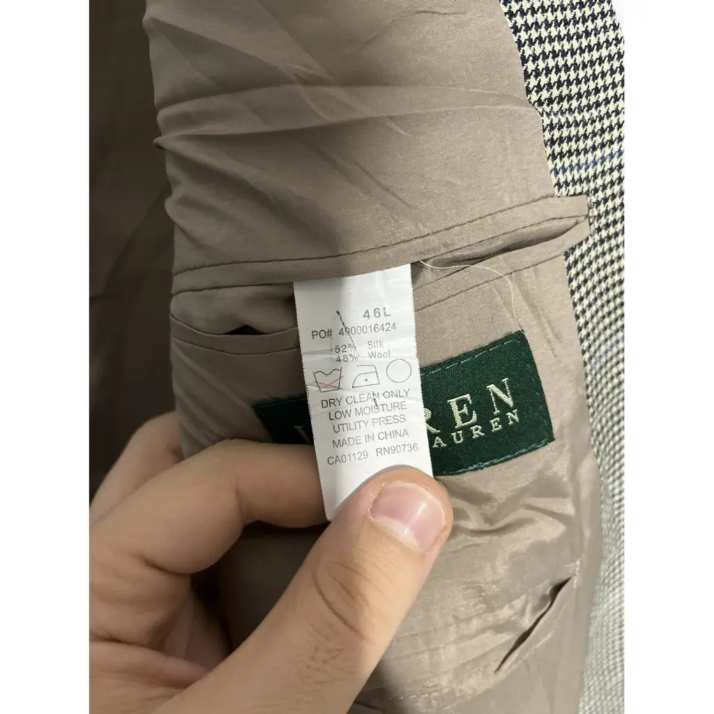 Ralph Lauren Silk Suit Jacket